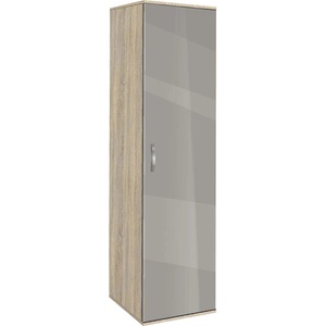 Bogdan Furniture G Еднокрилен гардероб Мебели Богдан, модел BM-Ava 1, ГБ сонома и сиво гланц