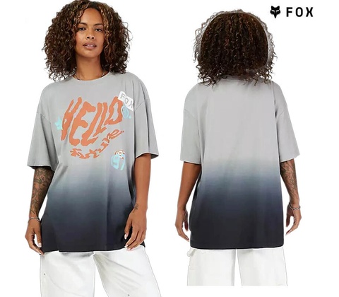 Fox W Hello Future oversized tee
