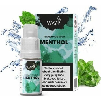 WAY to Vape Menthol 10 ml 18 mg od 5,8  - Heureka.sk