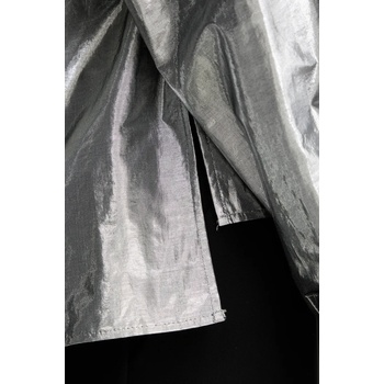 Max Mara Риза Weekend Max Mara дамска в сребристо със свободна кройка с класическа яка 2515111061600 (2515111061600)