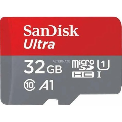 SanDisk Ultra microSDHC 32GB A1/C10/UHS-I (SDSQUA4-032G-GN6IA/186500)