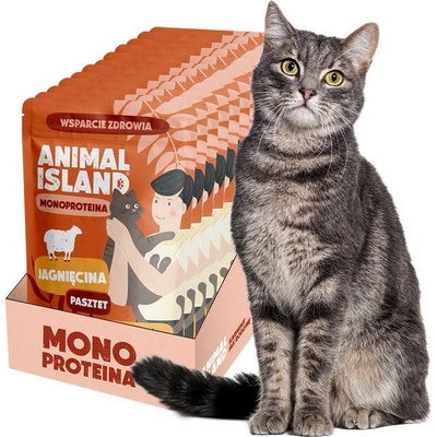 ANIMAL ISLAND Mono Jehněčí 10 x 100 g