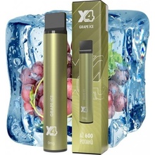 X4 Bar Zero Grape ICE 0 mg 600 poťahov 1 ks