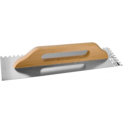 STAVTOOL Hladítko nerezové zubové | 480x130 mm, zub 6x6 mm
