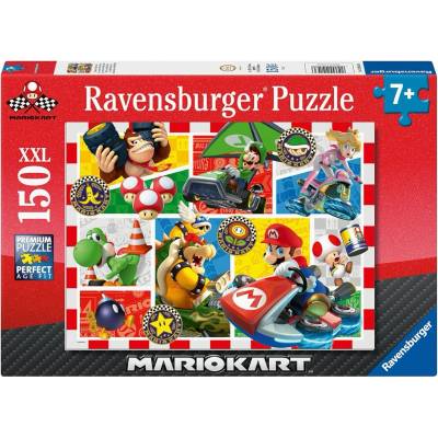 Ravensburger Детски пъзел Ravensburger от 150 XXL части - Марио Карт (7012004143)