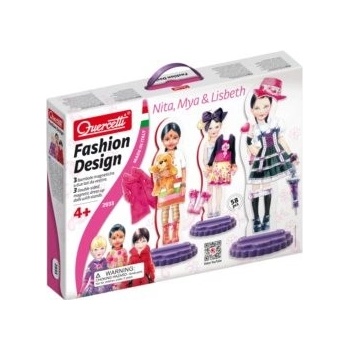 Quercetti 2933 Magnetické bábiky Fashion Design Nita Mya & Lisbeth
