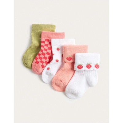 Marks & Spencer Детски чорапи с висок дял на памука, 5 броя Marks & Spencer многоцветен Marks & Spencer | Mnogotsveten | Момчешки | 0-6