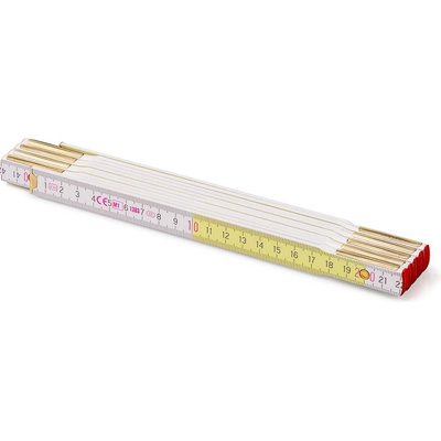 Metrie Perfekt 10 skládací metr Bílo-žlutý 2 m