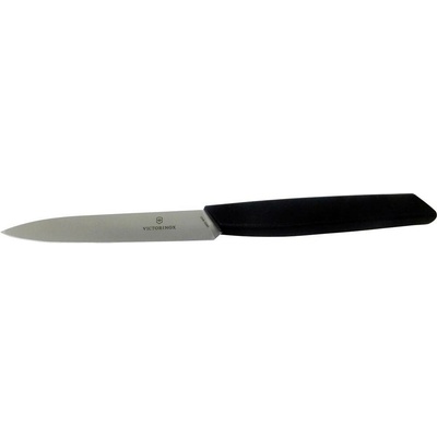 Victorinox 6.9003.10 Swiss Modern Nôž na ovocie a zeleninu, 10 cm, hladká čepeľ, čierny