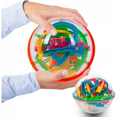 MalPlay kuličkové bludiště 3D bludiště se 138 překážkami hra trénink mozku hra pro dětské narozeninové oslavy od 4 let