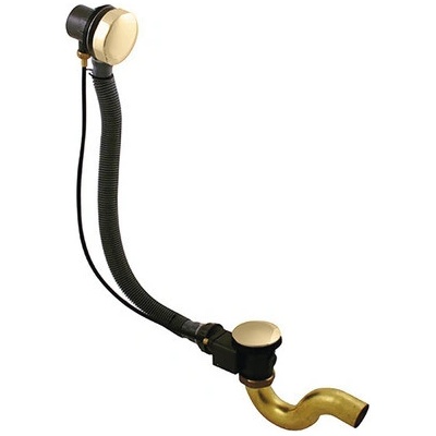 SLEZAK-RAV - Sifón vaňový ZLATÝ, Farba: kov / zlato / plast, Rozmer: 700 mm MD0588Z