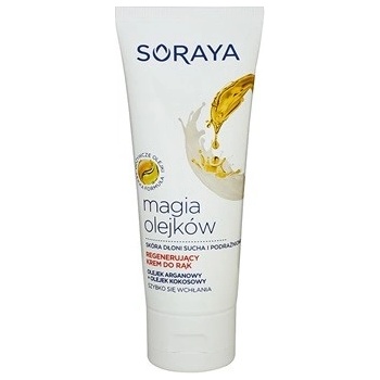 Soraya Magic Oils krém na ruce s regeneračním účinkem (Argan and Coconut Oils) 75 ml