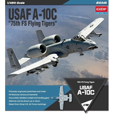 Academy Щурмови самолет USAF A-10C " 75th FS Flying Tigers" (Released Feb, 2023) (12348)