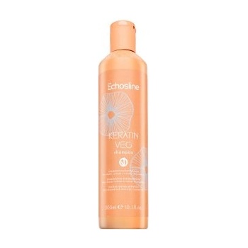 Echosline Keratin Veg Shampoo Шампоан за боядисана и химически третирана коса 300 ml