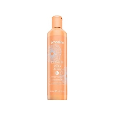 Echosline Keratin Veg Shampoo Шампоан за боядисана и химически третирана коса 300 ml
