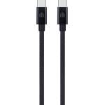 Dviced Cable USB-C to USB-C Nylon Textile 3m - Black (DV120013) - istyle