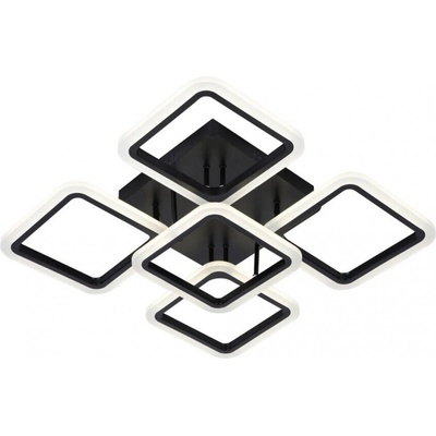 Lightex LED полилей MENSA 84W, 3000K+4000K+6500K, димируем с дистанционно управление, черен - Lightex (713RL0350470)