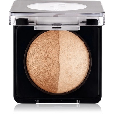 flormar Baked Powder zapečený rozjasňujúci púder 055 Dual Gold 4 g