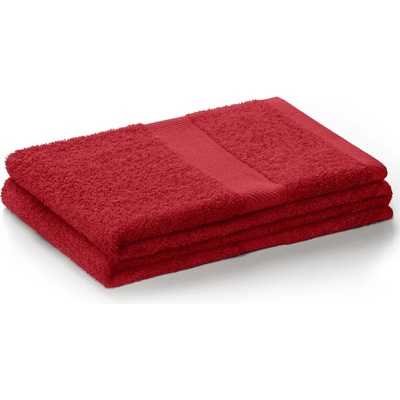 Restilo Червена кърпа за баня DecoKing Bamby Red, 70 x 140 cm (5902633917074)