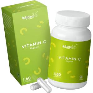 BjökoVit Vitamin C, веган и буфериран - 500 mg - 60 капсули