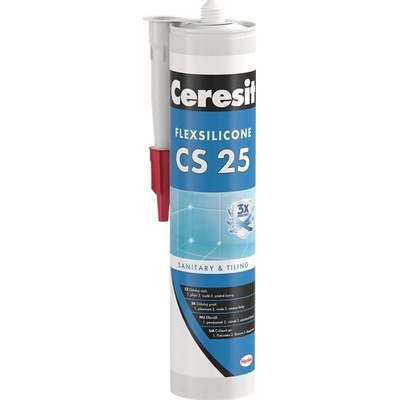 CERESIT CS 25 sanitárny silikón 280g transparentny