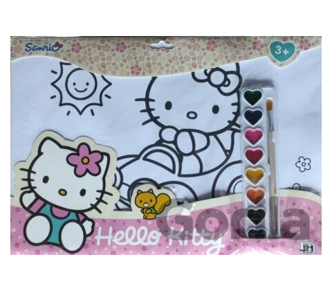 Hello Kitty omalovánka