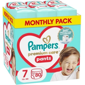 Image 1 of Pampers Гащички Pampers Premium Care Pants 7 (17+кг. ) - 80 броя
