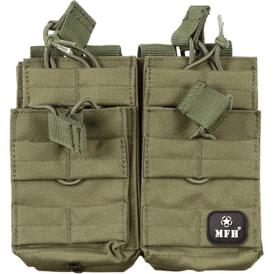 MFH Modular na zásobníky dvojitá 4 kapsy zelená