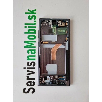 LCD Displej + Dotykové sklo + Rám Samsung Galaxy S908B, S22 Ultra - originál