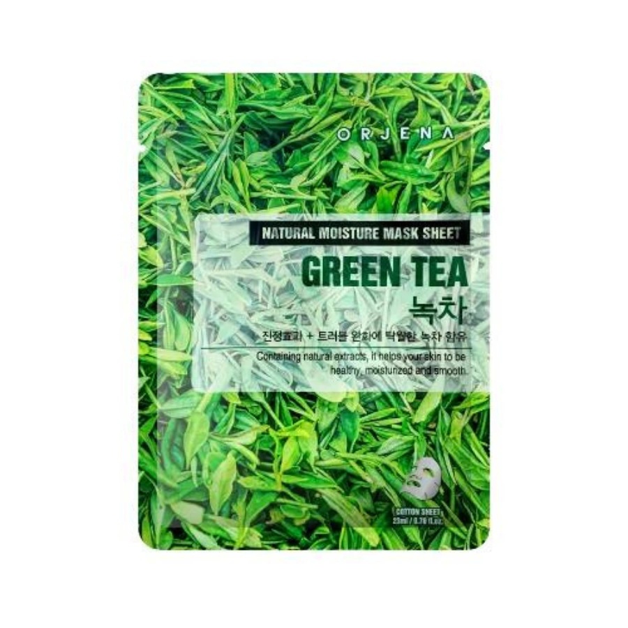 ORJENA Natural Moisture Mask Sheet - Green Tea Маска за лице дамски 23ml