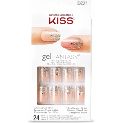 KISS Gel Fantasy Fanciful umelé nechty 24 ks