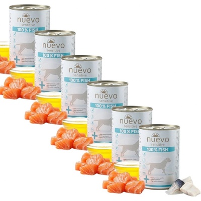 Nuevo Dog Sensitive 100% Fish 6 x 375 g
