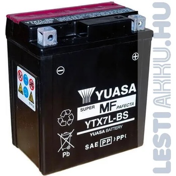 Image 1 of YUASA 6,3Ah 100A right+ YTX7L-BS