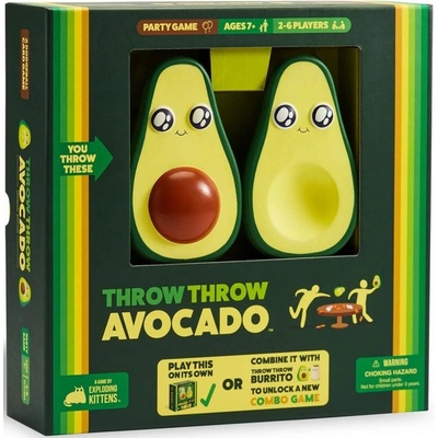 Exploding Kittens Настолна игра Throw Throw Avocado - парти (BGBG0003193N)