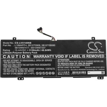 Cameron Sino Батерия за лаптоп LENOVO L18M4PF4 Xiaoxin Air 14 2019, Ideapad S540-14IWL 15, 44V 3150mAh CAMERON SINO (CS-LVX140NB)