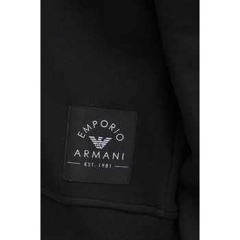 Giorgio Armani Домашен суичър Emporio Armani Underwear в черно с меланжов десен 164909 4F265 (164909.4F265)