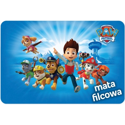Nickelodeon Filcová podložka Paw Patrol Modrá