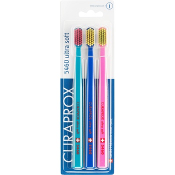 CURAPROX Комплект четки за зъби CS 5460, Ultra Soft, 3 броя, асортимент