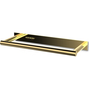 DECOR WALTHER Закачалка на релса за кърпи Mikado Frame 21 см злато (0523720)