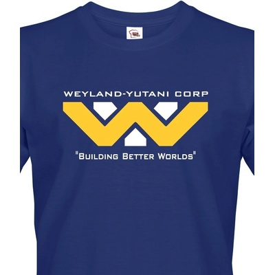 Tričko s potiskem Weyland-Yutani corp pánské černá