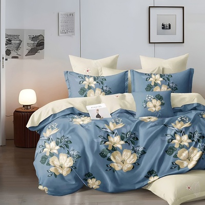 EmonaMall Двулицево спално бельо EmonaMall, 6 части - Модел S19099 (S19099-12000d)