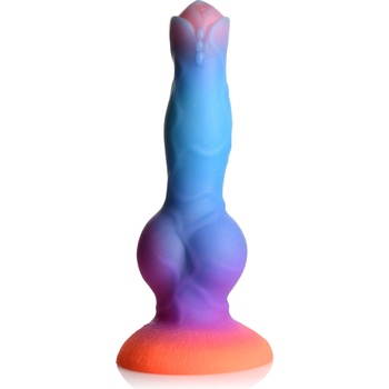 Image 1 of Creature Cocks Space Cock Glow-in-the-Dark Silicone Alien Dildo