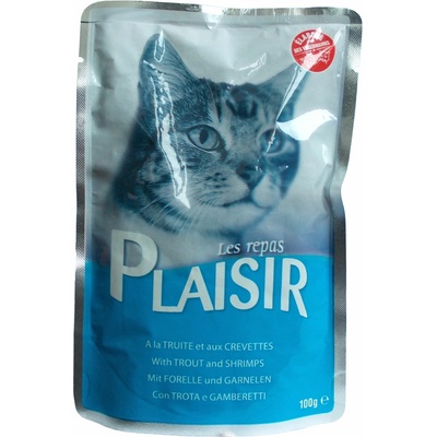 Plaisir Cat pstruh krevety 100 g