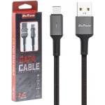  Кабел за данни Tupe-C to USB DeTech DE-C39 Черен (Кабел за данни Tupe-C to USB DeTech DE-C39 Черен)