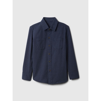 GAP Бебешка фланелена риза GAP GAP | Sin | Момчешки | 104-110