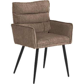 Image 1 of Carmen Трапезен стол с подлакътници iksan - кафяв r38