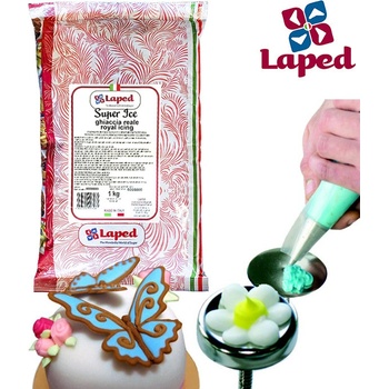 Laped Královská glazura Super Ice na dekorace 1 kg/sáček