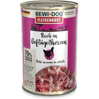 Bewi Dog консерви - Пилешки сърца, 400 г