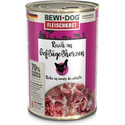 Bewi Dog консерви - Пилешки сърца, 400 г