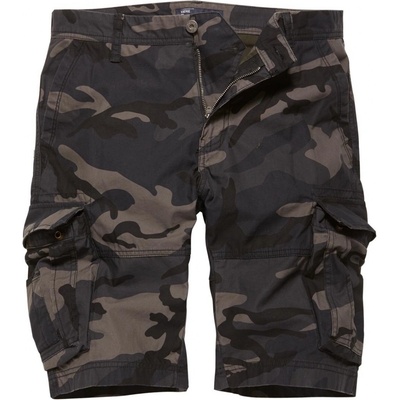 Šortky Vintage Industries Rowing dark camo